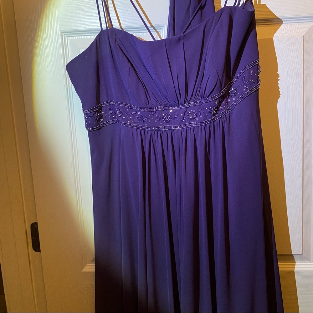 David’s Bridal purple size 20 formal bridesmaid gown